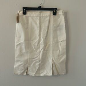 Ralph Lauren Black Label vintage White Side Zip Mini Size 10